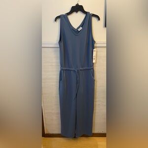 NWT- 32 Degrees Cool Studio Tech Jumpsuit Blue Fin